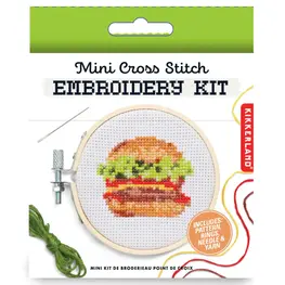 Kikkerland Kit de broderie - Burger