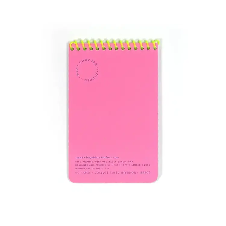 Next Chapter Studio Bloc-notes - Rose fluo