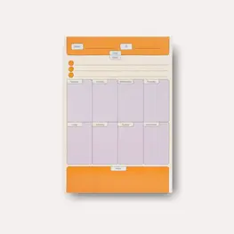 The Completist Bloc-notes adhésifs hebdomadaires - Beams