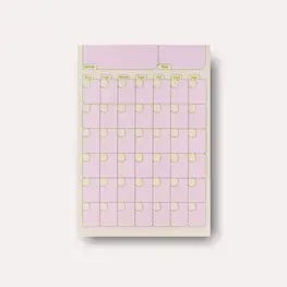 The Completist Bloc-notes adhésifs mensuel - Casetta