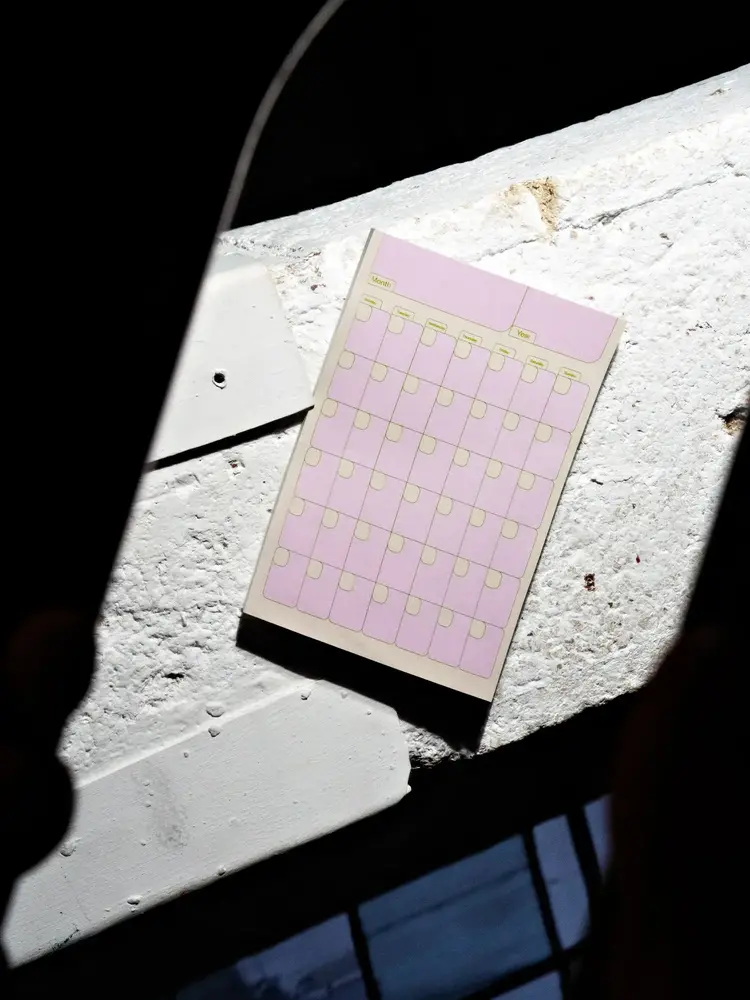 The Completist Bloc-notes adhésifs mensuel - Casetta