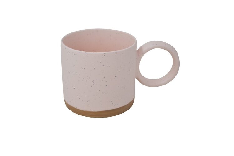 Nostalgia Tasse - Poignée ronde - Rose