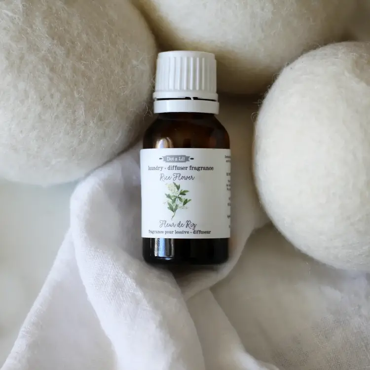 Dot & Lil Fragrance pour lessive et diffuseur - Fleur de riz