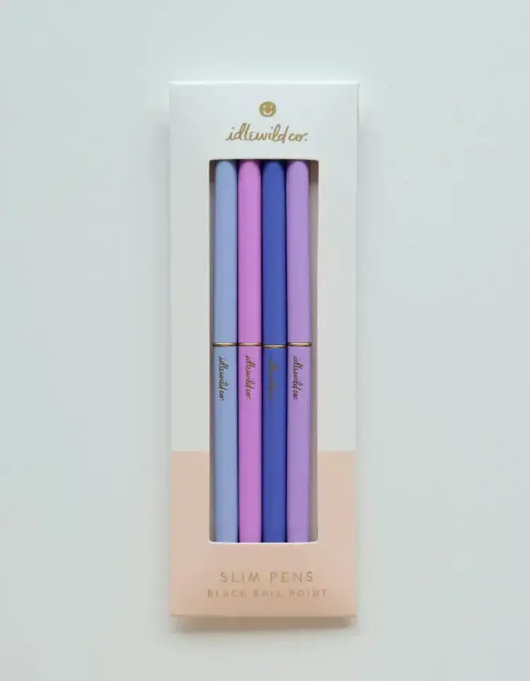 Idlewild Co. Lot de stylos - Violet
