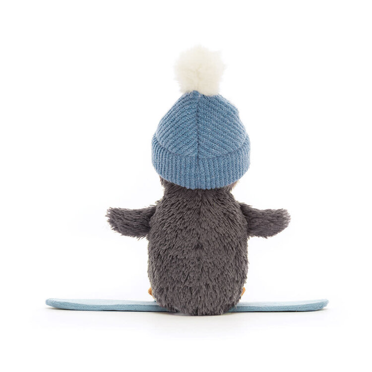Jellycat Peluche - Pingouin en planche à neige