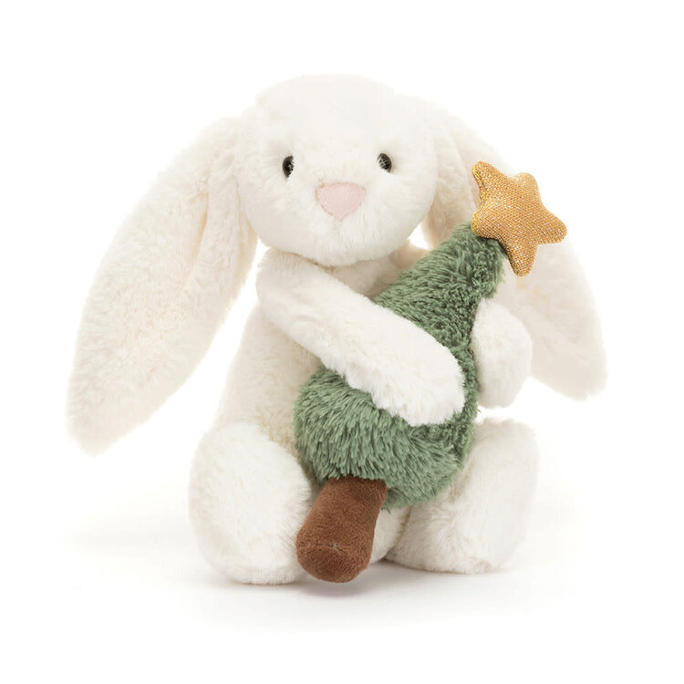 Jellycat Peluche - Lapin bashfull - Sapin de Noël