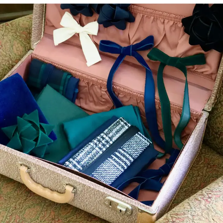 Next Chance Boucle longue - Velours côtelé bleu