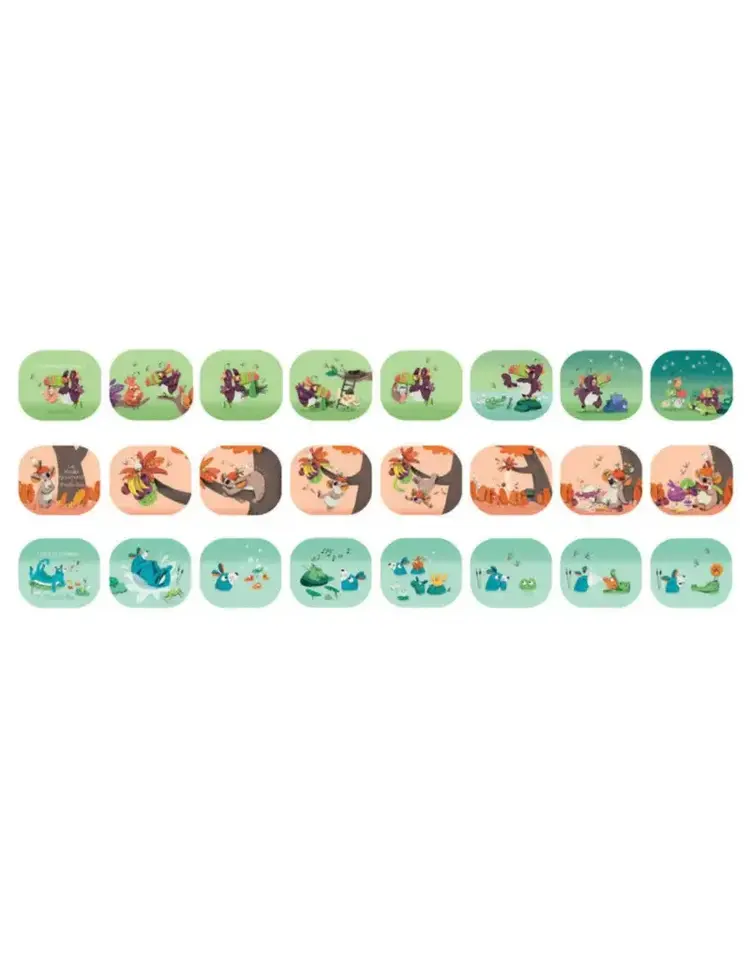 Moulin Roty Lampe à histoire  Dans la jungle