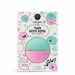 Nailmatic Bombe de bain duo - rose & lagon