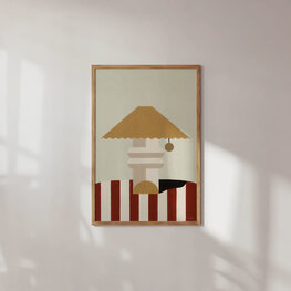 mpgmb Affiche - Lampe Dorique II - 18x24