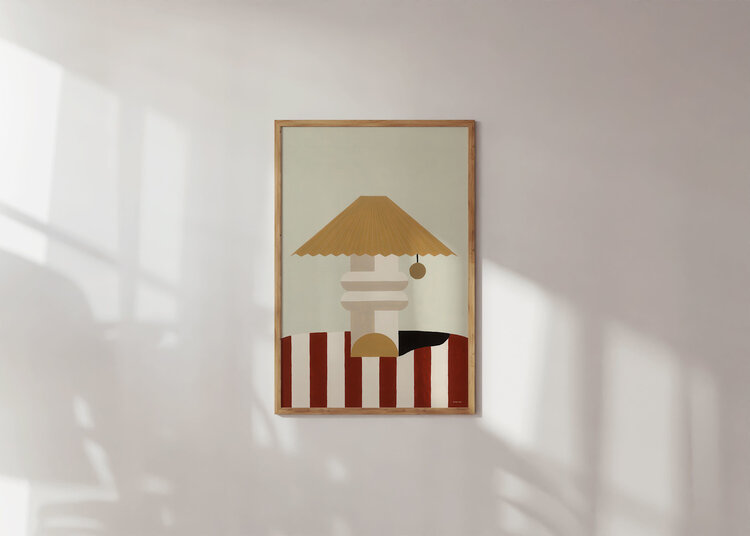 mpgmb Affiche - Lampe Dorique II - 18x24