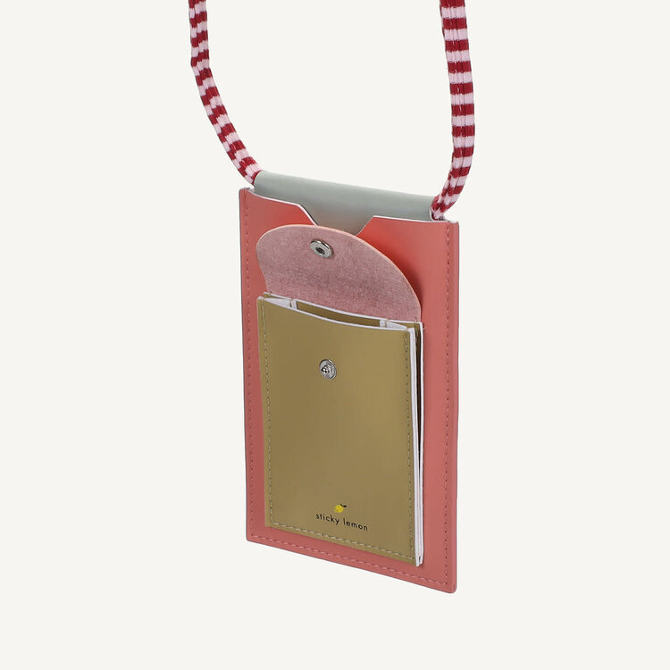 Sticky lemon Pochette pour téléphone - Rose corail + Merveilles des profondeurs marines