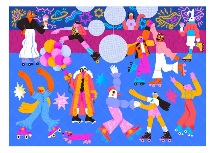 Holiyay Casse-tête - Roller disco