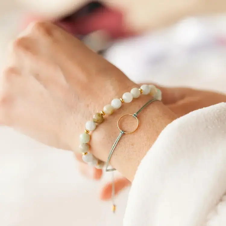 Si simple Bracelet - Marilou - Or - Sauge