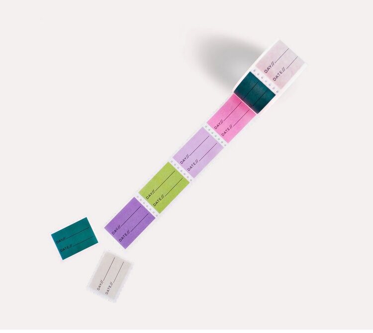 The Completist Ruban Washi - Jour et Date