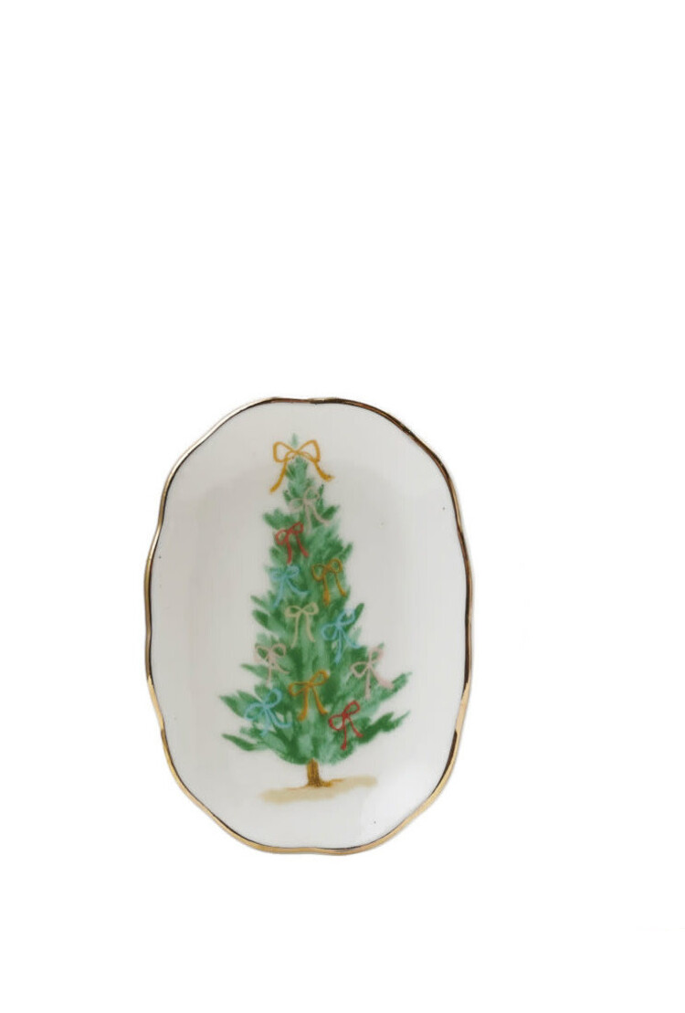 Creative Coop Petit vide-poches - Arbre de Noël