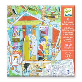 Djeco Coloriage surprise - Les cabanes de Nina
