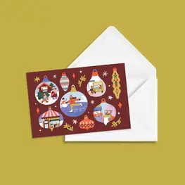 Anne-Julie Dudemaine Carte de souhaits - Noël - Montréal