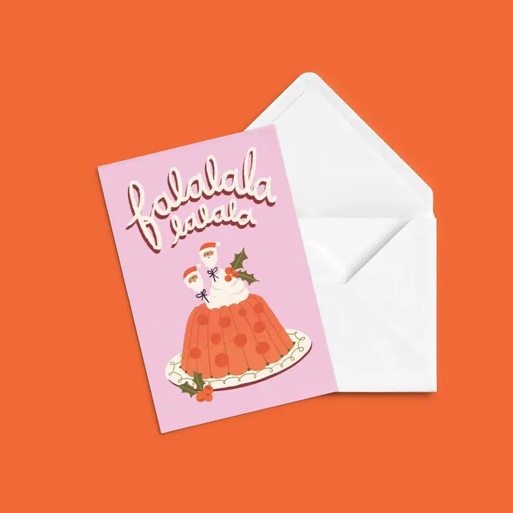 Anne-Julie Dudemaine Carte de souhaits - Aspic de Noël