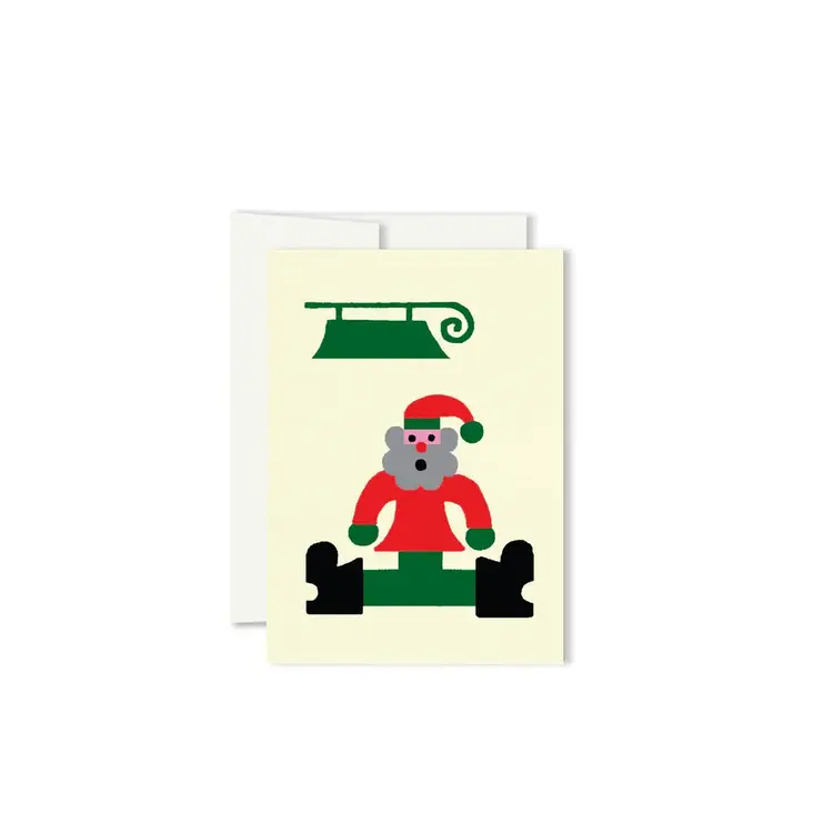 Paperole Mini carte de souhaits - TRAINEAU