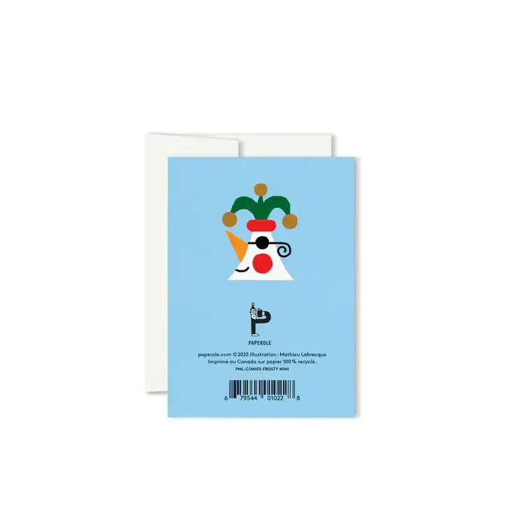 Paperole Mini carte de souhaits - FROSTY