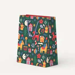 Paperole Sac cadeau - Moyen - FOLK