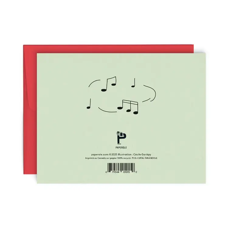 Paperole Carte de souhaits - FARANDOLE