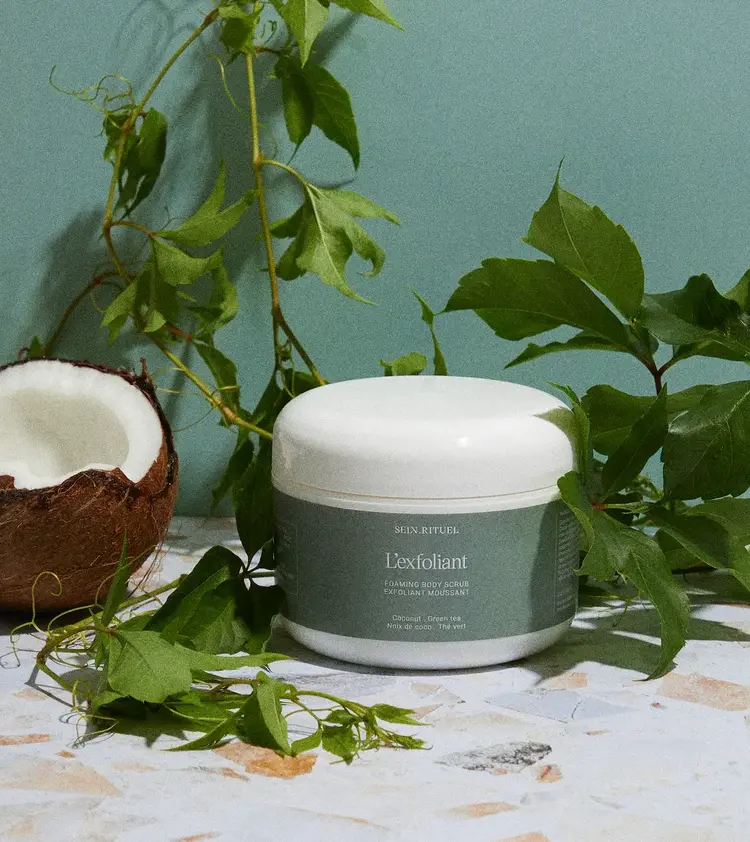Selv Rituel L'exfoliant Thé vert et noix de coco