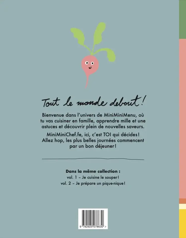 Éditions Cardinal Livre - MINIMINIMENU - Je m'occupe du déjeuner!