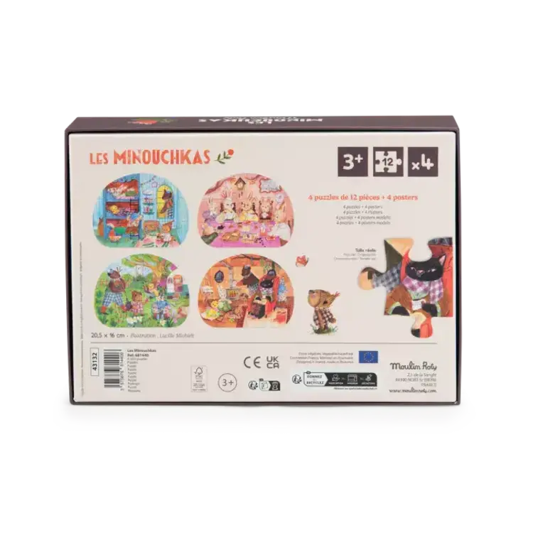 Moulin Roty Casse-tête - Les Minouchkas - Une belle journée