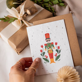 Mimosa Design Carte de souhaits - Ensemencée - Casse-Noisette