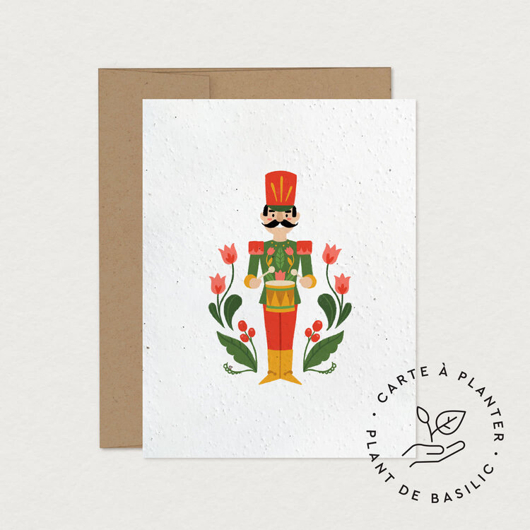 Mimosa Design Carte de souhaits - Ensemencée - Casse-Noisette