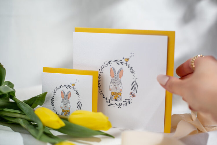 Mimosa Design Carte de souhaits - Lapinou