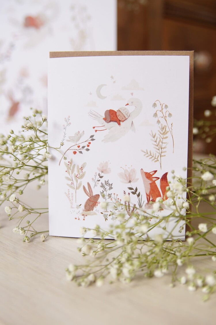 Mimosa Design Carte de souhaits - Tendresse