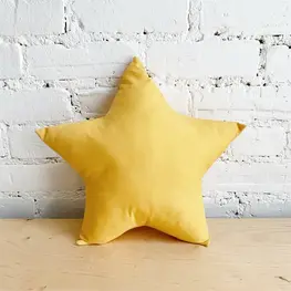 The Butter Flying Coussin Étoile - Moutarde