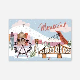 Boucle et Papier Autocollant - Montréal l'hiver