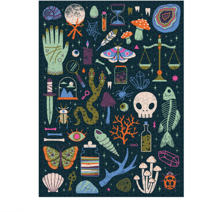 Galison Casse-tête - Occulte et curieux - 1000 pcs