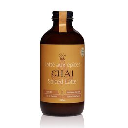 3/4 oz. Tonic Maison Sirop - Latté aux épices chaï