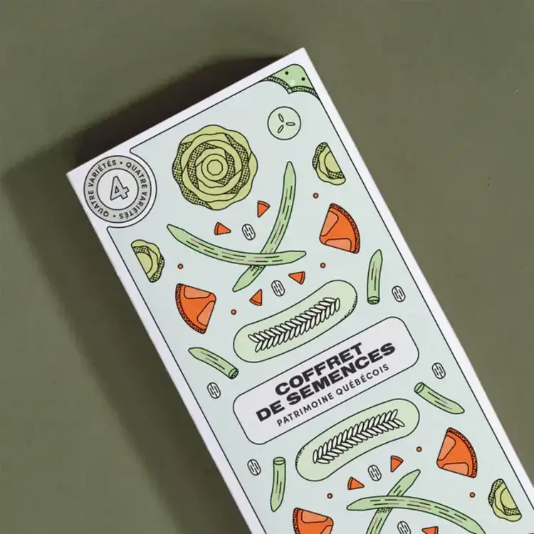 Le nutritionniste urbain Coffret de semences -  Collection patrimoine québécois