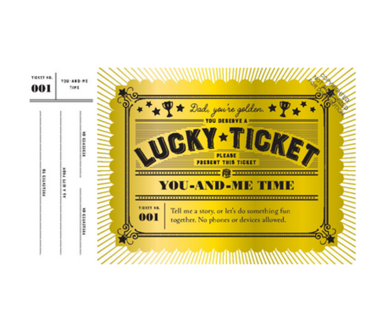 Chronicle Books Coupons chanceux pour papa