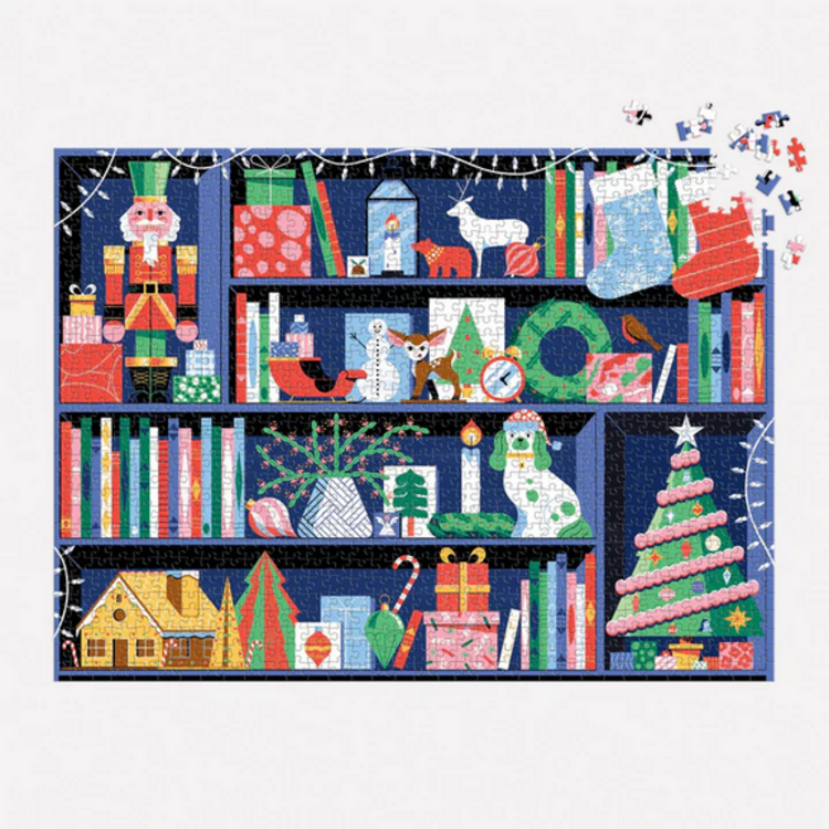 Galison Casse-tête - Shelfie de Noël - 1000 pcs