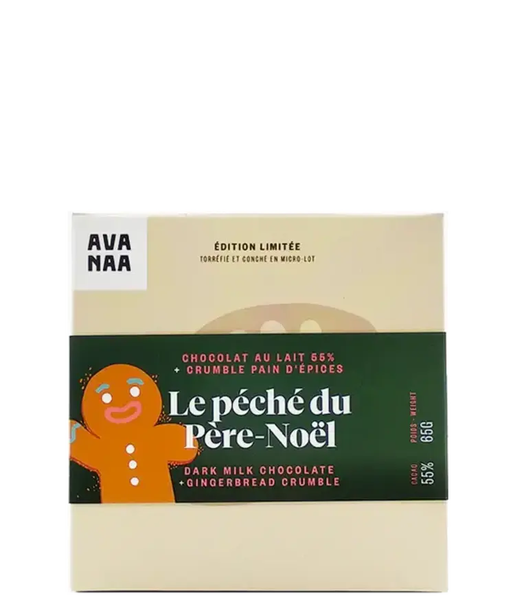 Avanaa Chocolat - Tablette Édition limitée - Le Péché du Père Noël
