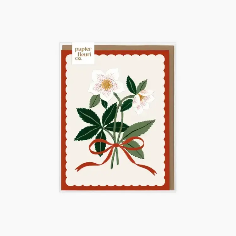 Joannie Houle Boîtier de cartes (6) - Rose de Noël