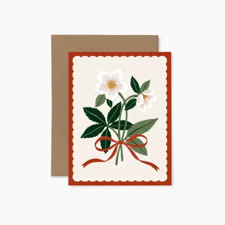 Joannie Houle Boîtier de cartes (6) - Rose de Noël