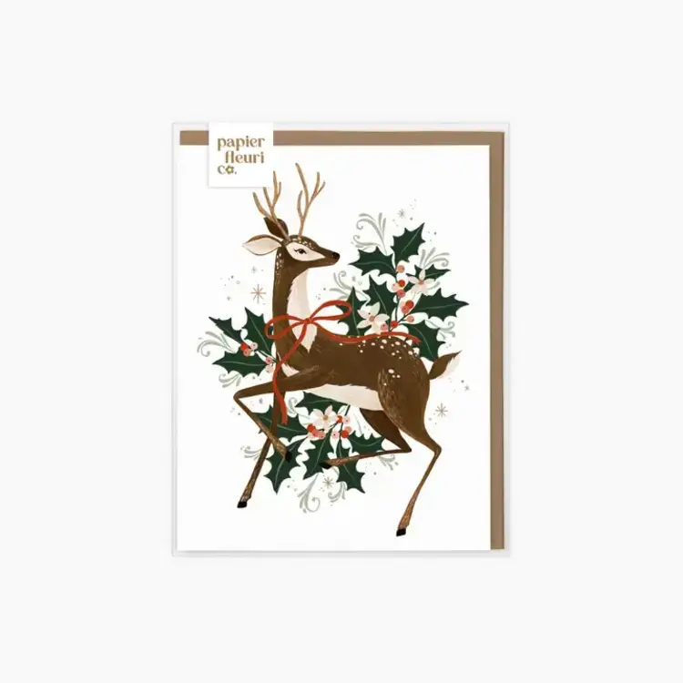 Joannie Houle Boîtier de cartes (6) - Renne de Noël