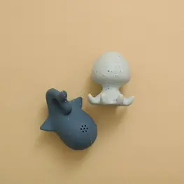 Minika Jouets pour le bain - Baleine et pieuvre