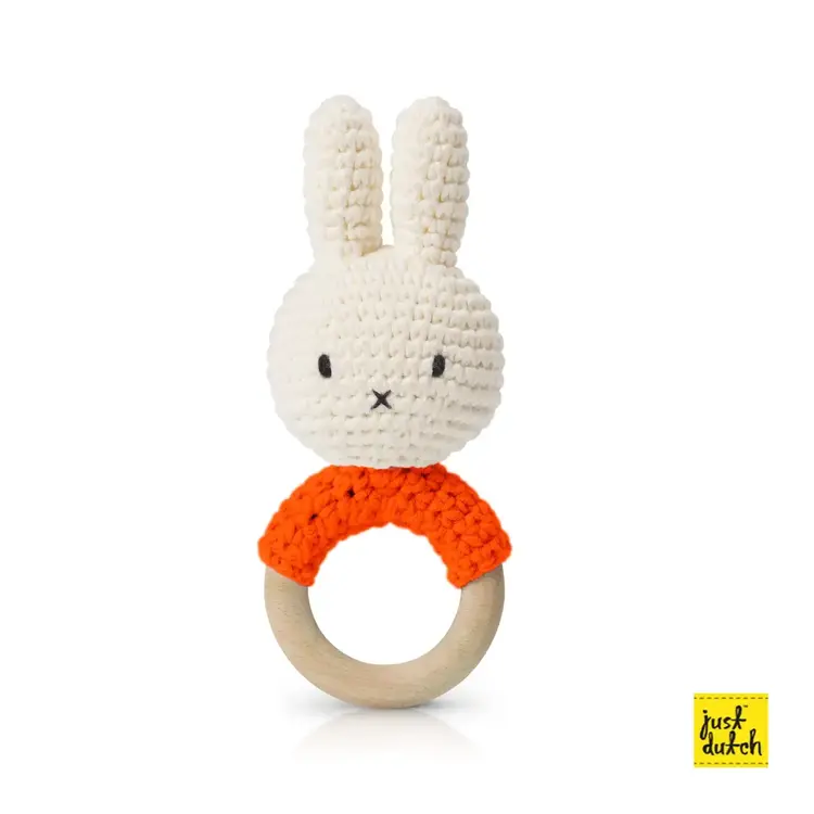 Just Dutch Anneau de dentition - Miffy - Orange