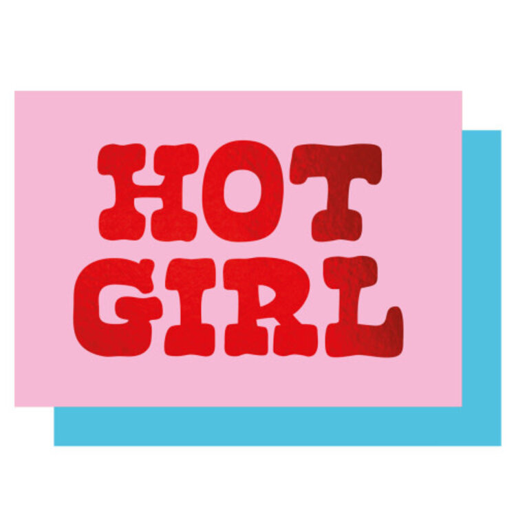 Lucky Ink Carte de souhaits - Hot Girl