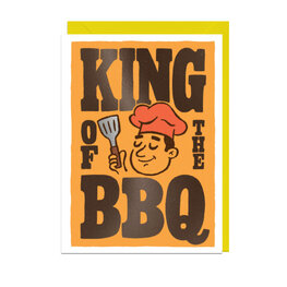 Jolly Awesome Carte de souhaits - Le roi du BBQ