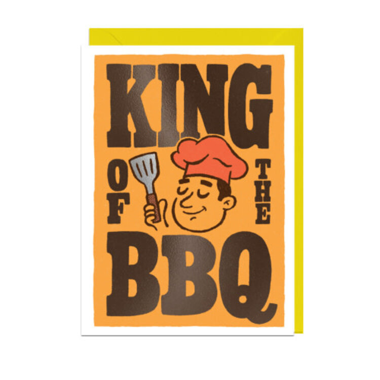 Jolly Awesome Carte de souhaits - Le roi du BBQ